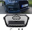 Calandre Audi A1 S1 Facelift Look RS1 Noir Brillant (15-18)