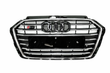 Calandre Audi A3 8V Facelift Look S3 Noir Chrome (16-19)