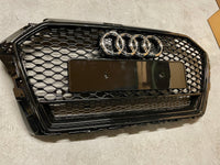 Kühlergrill Audi A3 8V RS3-Optik Schwarz 2016 bis 2019 - Rückansicht - Becquet Voiture