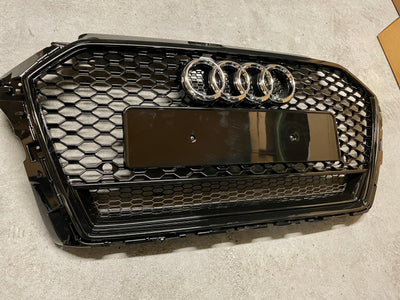 Calandre Audi A3 8V Look RS3 Noir 2016 à 2019 - vue arrière - Becquet Voiture