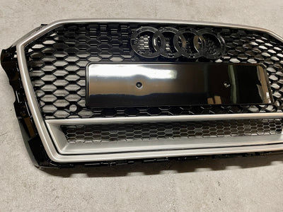 Calandre Audi A3 8V Look RS3 Silver (16-19) - vue arrière - Becquet Voiture