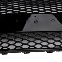 Calandre Audi Q7 SQ7 Noir Brillant Sport - détail du montage - Becquet Voiture