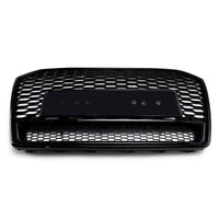 Calandre Avant Alvéolée Style RS6 Noir Audi A6 S6 C7 2016-2018 - installé sur véhicule 2 - Becquet Voiture