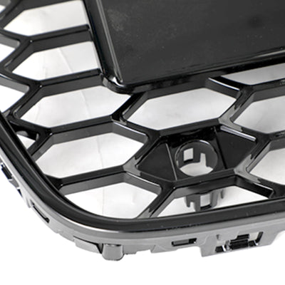 Calandre Avant Audi A5 S5 B8.5 2013-2016 Style Nid D'Abeille - détail du montage 2 - Becquet Voiture