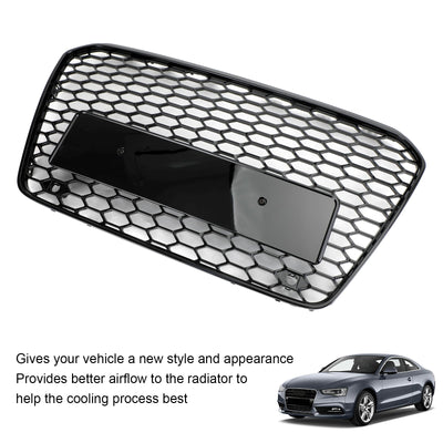 Calandre Avant Audi A5 S5 B8.5 2013-2016 Style Nid D'Abeille - packshot studio - Becquet Voiture