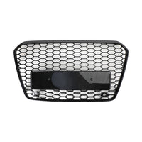 Front Grille Audi A5 S5 B8.5 2013-2016 Honeycomb Style - three-quarter view 2 - Becquet Voiture