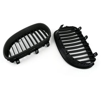 Calandre Avant BMW E60 E61 Série 5 Noir Brillant 2003-2010 - vue de trois-quarts - Becquet Voiture