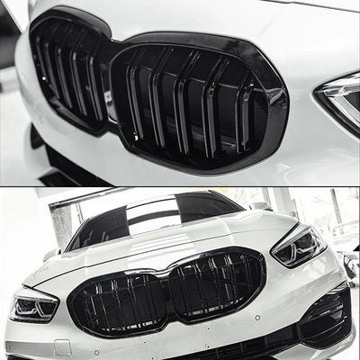 Calandre Avant BMW Série 1 F40 Look M 2019-2024 - vue de profil - Becquet Voiture