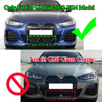 Calandre Avant BMW Série 4 G26 Gran Coupé 2022-2024 - vue de profil - Becquet Voiture