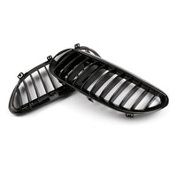 Calandre Avant BMW Série 6 E63 E64 Noir Brillant 2004-2010 - installé sur véhicule - Becquet Voiture