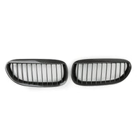 Calandre Avant BMW Série 6 E63 E64 Noir Brillant 2004-2010 - packshot studio - Becquet Voiture