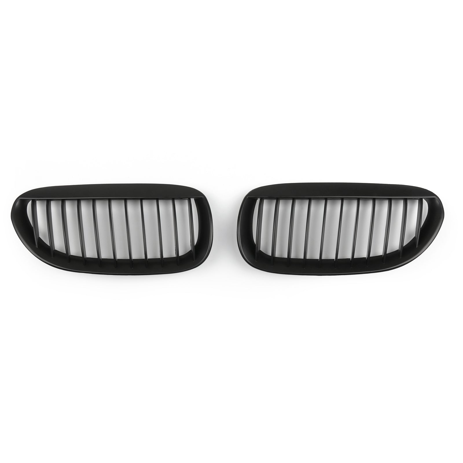 Calandre Avant BMW Série 6 E63 E64 Noir Brillant 2004-2010 - vue de face - Becquet Voiture