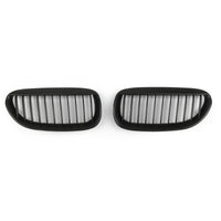 Calandre Avant BMW Série 6 E63 E64 Noir Brillant 2004-2010 - vue de face - Becquet Voiture