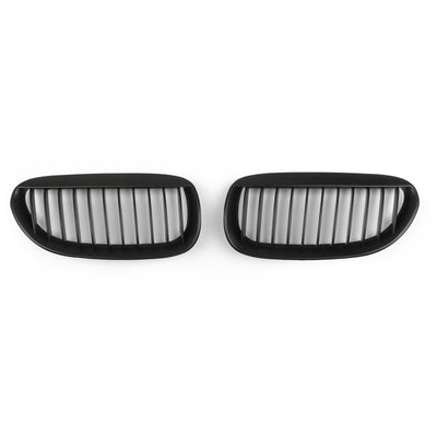 Calandre Avant BMW Série 6 E63 E64 Noir Brillant 2004-2010 - vue de face - Becquet Voiture