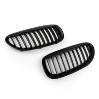 Calandre Avant BMW Série 6 E63 E64 Noir Brillant 2004-2010 - vue de profil - Becquet Voiture
