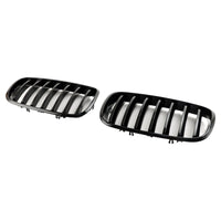 Frontgrill BMW X5 E70 X6 E71 Schwarz glänzend 2007-2014 - im Einsatz - Becquet Voiture