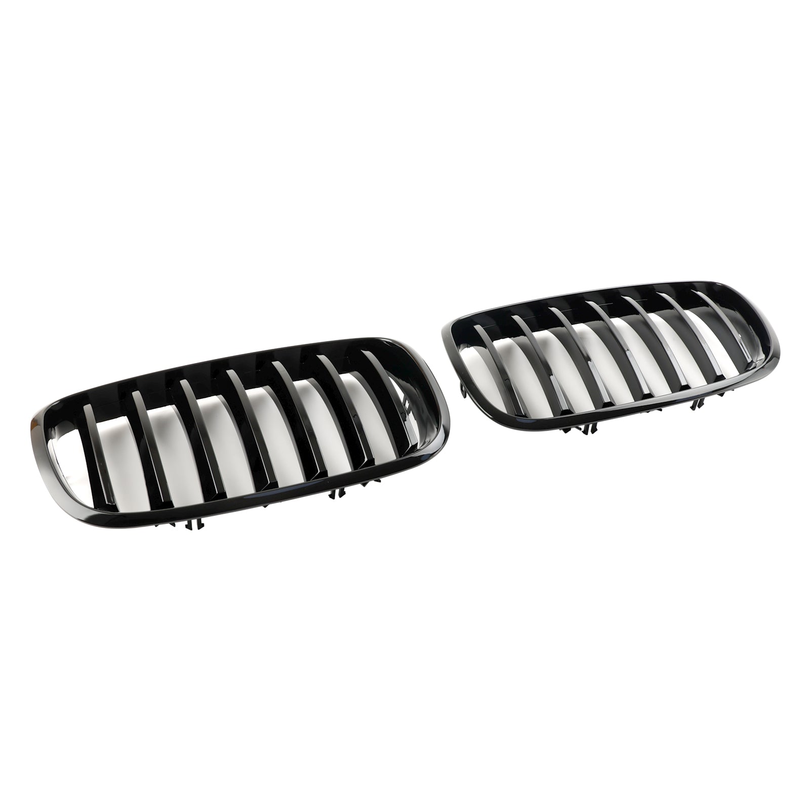 Calandre Avant BMW X5 E70 X6 E71 Noir Brillant 2007-2014 - vue de face - Becquet Voiture