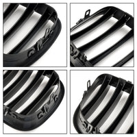 Frontgrill BMW X5 E70 X6 E71 Schwarz glänzend 2007-2014 - Nahansicht - Becquet Voiture