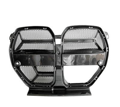 Calandre Avant Carbone CSL BMW G80 G82 M3 M4 - vue de face - Becquet Voiture