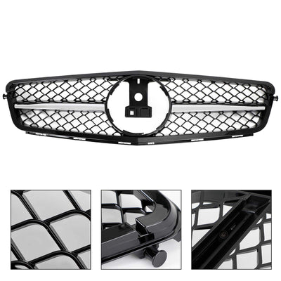 Calandre Avant Chrome Mercedes Classe C W204 2008-2014 - détail du montage - Becquet Voiture