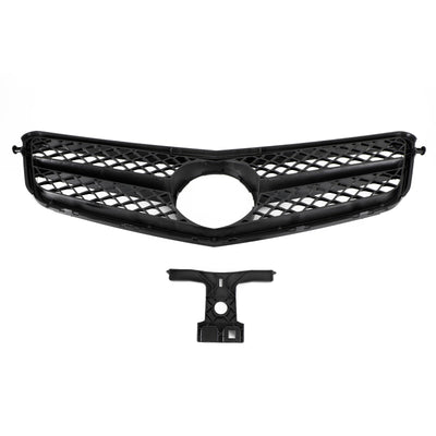 Calandre Avant Chrome Mercedes Classe C W204 2008-2014 - en situation - Becquet Voiture