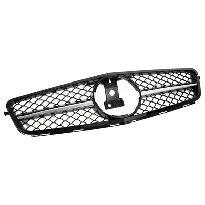 Calandre Avant Chrome Mercedes Classe C W204 2008-2014 - installé sur véhicule 2 - Becquet Voiture
