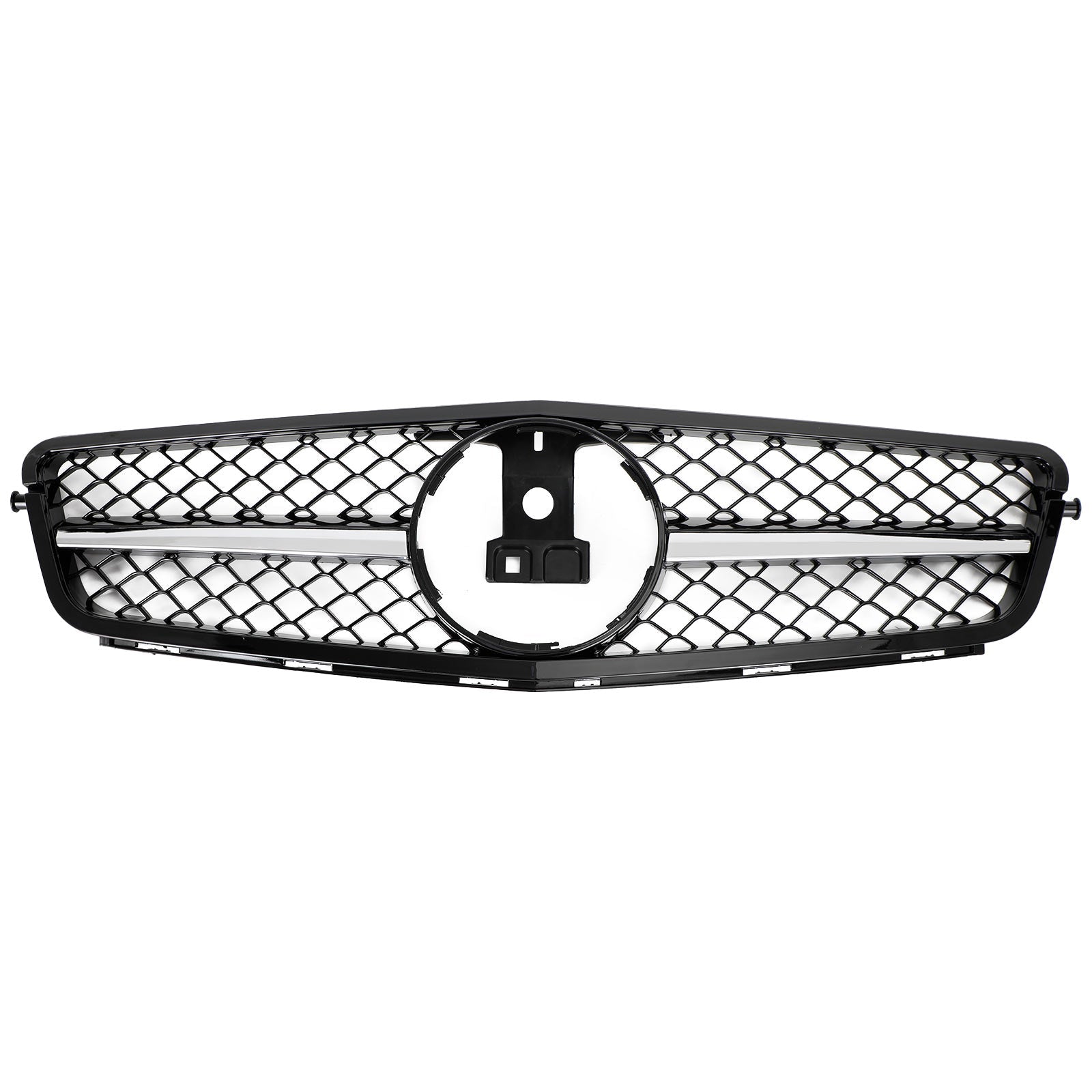 Calandre Avant Chrome Mercedes Classe C W204 2008-2014 - vue de face - Becquet Voiture