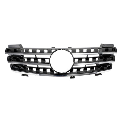 Calandre Avant Chrome Noir Mercedes ML W164 2005-2008 - vue arrière 2 - Becquet Voiture