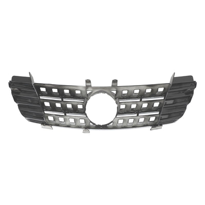 Calandre Avant Chrome Noir Mercedes ML W164 2005-2008 - vue de dessus - Becquet Voiture