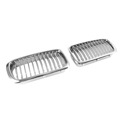 Calandre Avant Chromée 2 Pièces BMW Série 7 E38 1994-2001 - installé sur véhicule 2 - Becquet Voiture