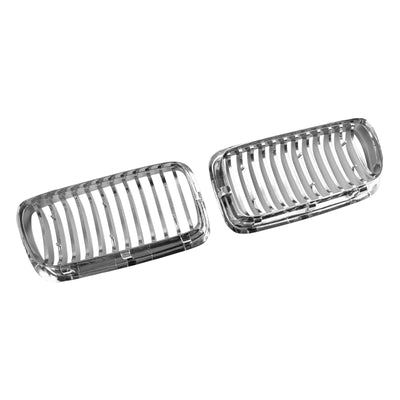 Calandre Avant Chromée 2 Pièces BMW Série 7 E38 1994-2001 - vue de face 2 - Becquet Voiture