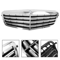 Verchromter Kühlergrill Mercedes E-Klasse W212 2010–2013 - Montagedetail - Becquet Voiture