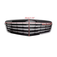 Verchromter Kühlergrill Mercedes E-Klasse W212 2010–2013 - Rückansicht 2 - Becquet Voiture