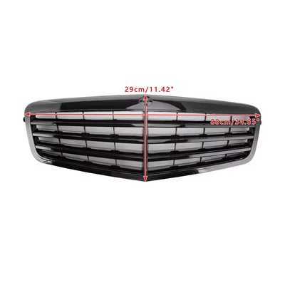 Calandre Avant Chromée Mercedes Classe E W212 2010-2013 - vue arrière 2 - Becquet Voiture