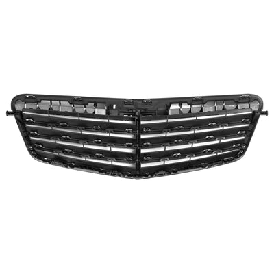 Calandre Avant Chromée Mercedes Classe E W212 2010-2013 - vue de dessus - Becquet Voiture