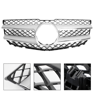Calandre Avant Chromée Supérieure Mercedes GLK X204 2013-2015 - détail du montage - Becquet Voiture