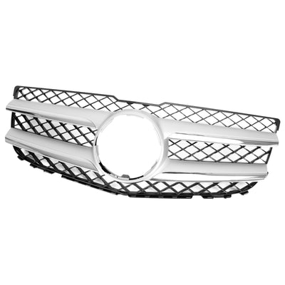 Calandre Avant Chromée Supérieure Mercedes GLK X204 2013-2015 - installé sur véhicule 2 - Becquet Voiture