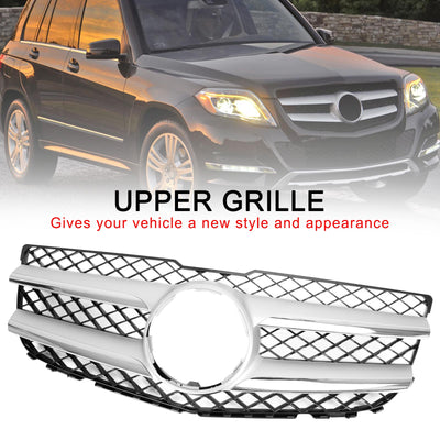 Calandre Avant Chromée Supérieure Mercedes GLK X204 2013-2015 - installé sur véhicule - Becquet Voiture