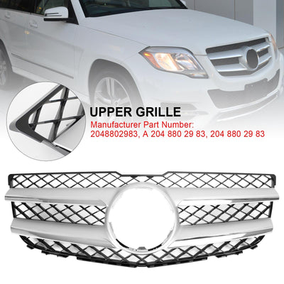 Calandre Avant Chromée Supérieure Mercedes GLK X204 2013-2015 - packshot studio - Becquet Voiture