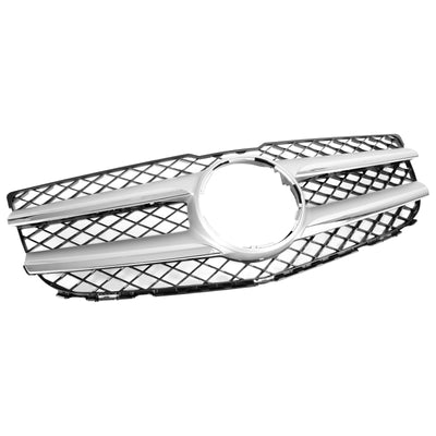 Calandre Avant Chromée Supérieure Mercedes GLK X204 2013-2015 - vue de trois-quarts 2 - Becquet Voiture
