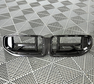 Calandre Avant CS Fibre Carbone BMW G87 M2 - vue arrière - Becquet Voiture