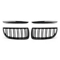Calandre Avant Double Lame Noir Brillant BMW E90 Berline Wagon 2004-2007 - vue arrière - Becquet Voiture