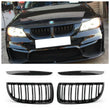 Calandre Avant Double Lame Noir Brillant BMW E90 Berline Wagon 2004-2007