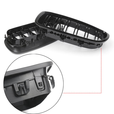 Calandre Avant Double Ligne BMW Série 5 F10 F18 2010-2016 - vue de profil - Becquet Voiture