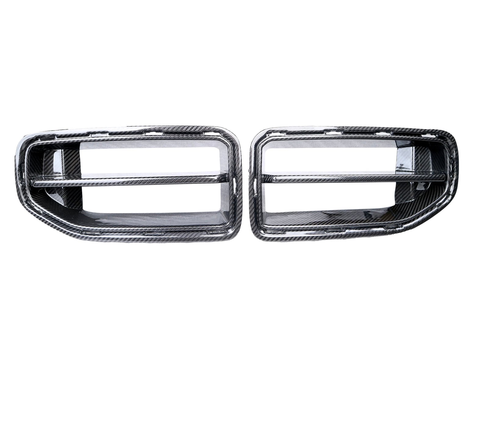 Calandre Avant Fibre Carbone BMW G87 M2 - vue de face - Becquet Voiture