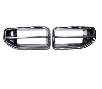 Calandre Avant Fibre Carbone BMW G87 M2 - vue de face - Becquet Voiture