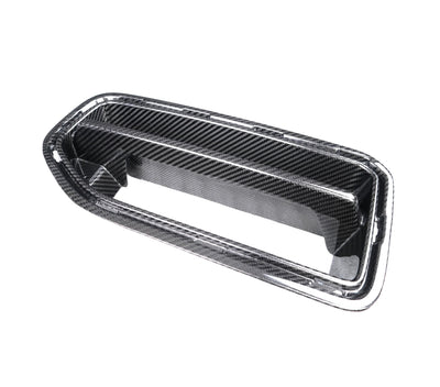 Calandre Avant Fibre Carbone BMW G87 M2 - vue de trois-quarts - Becquet Voiture