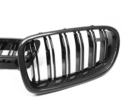 Calandre Avant Fibre Carbone BMW M5 F90 G30 - vue arrière - Becquet Voiture