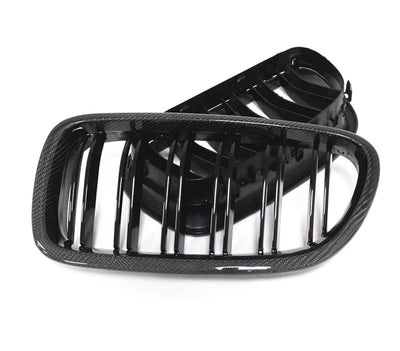 Calandre Avant Fibre Carbone BMW M5 F90 G30 - vue de profil - Becquet Voiture