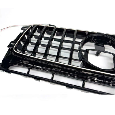 Calandre Avant LED Mercedes Classe G W464 W465 Style Brabus - vue de trois-quarts - Becquet Voiture